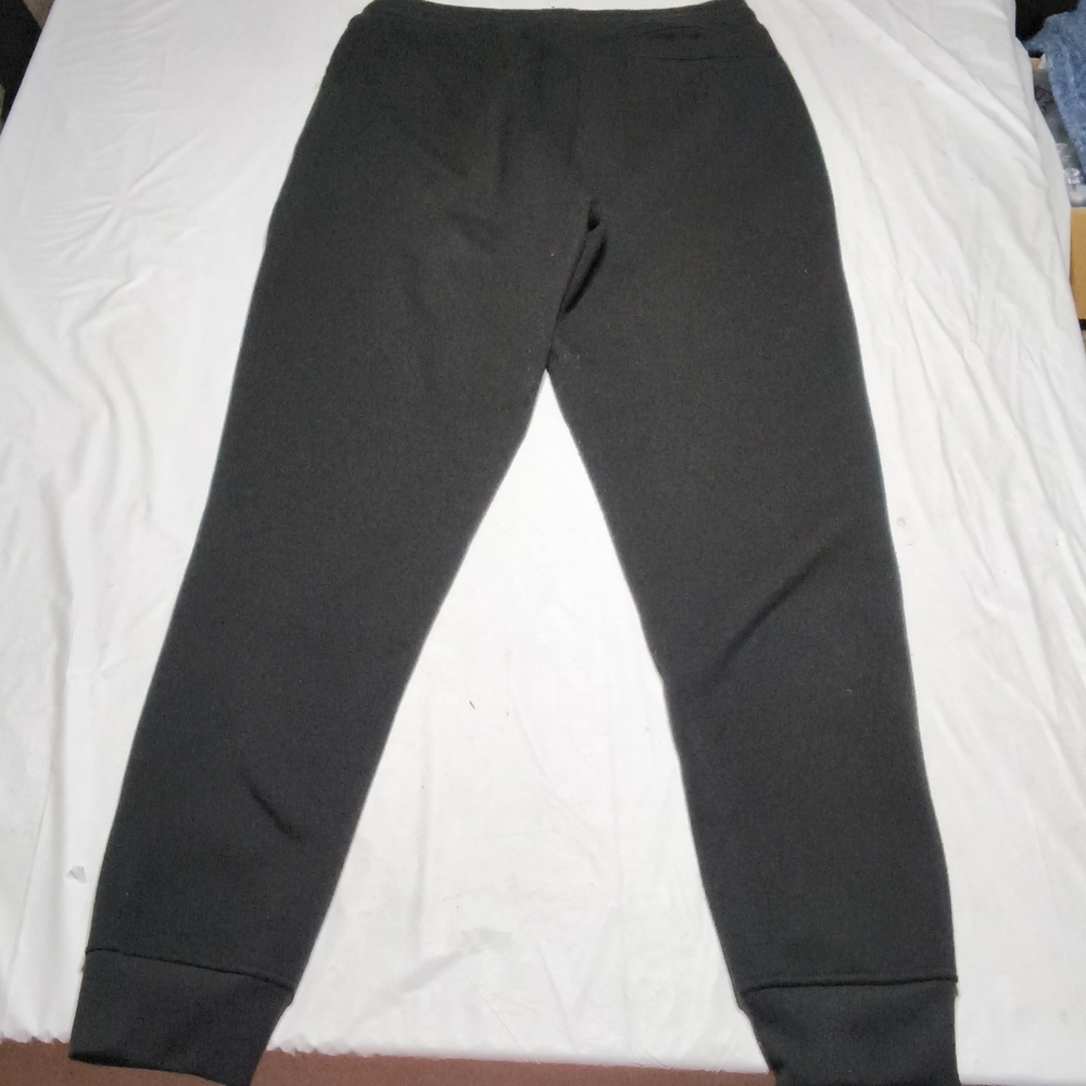 Rebel Minds Black Pay me 🤑 sweatpants W/ stitched, Patchwork Size Large - Picture 7 of 8